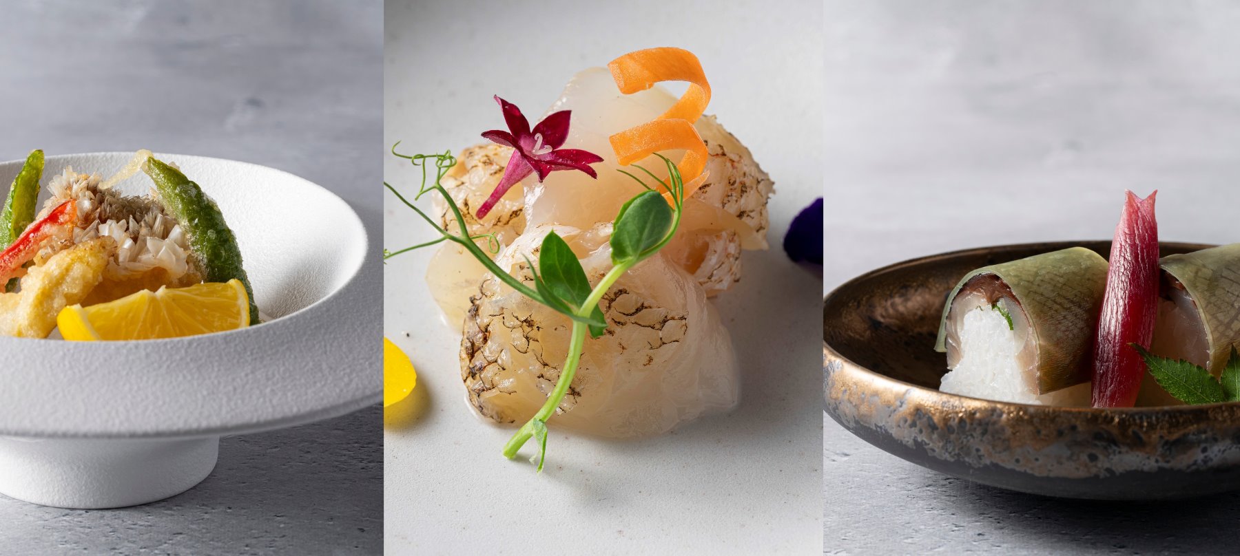 Fukui, offers elegant, seasonal dishes that showcase fresh ingredients locally sourced in Fukui Prefecture. 